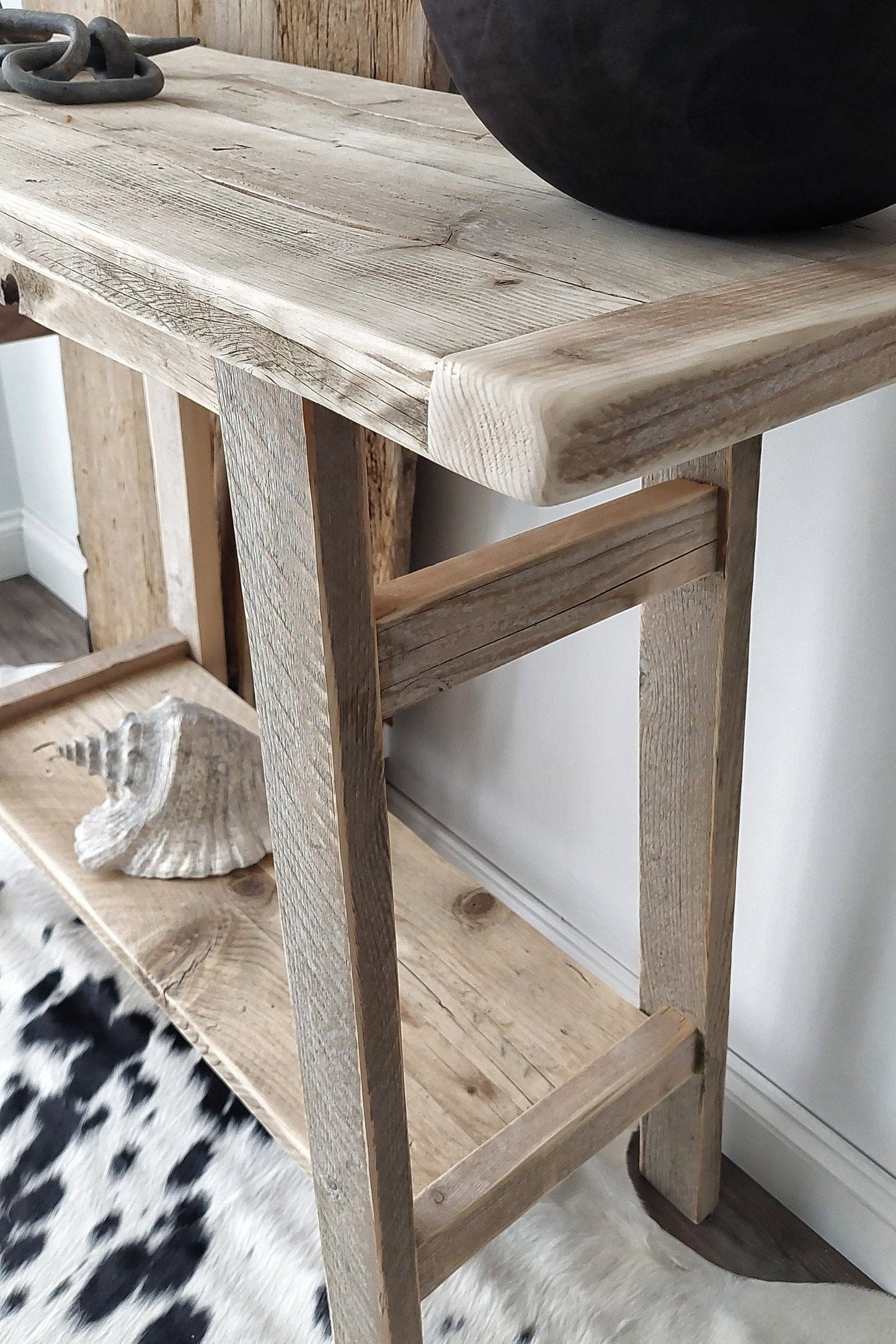 Rustic Wooden Console Table ADARA
