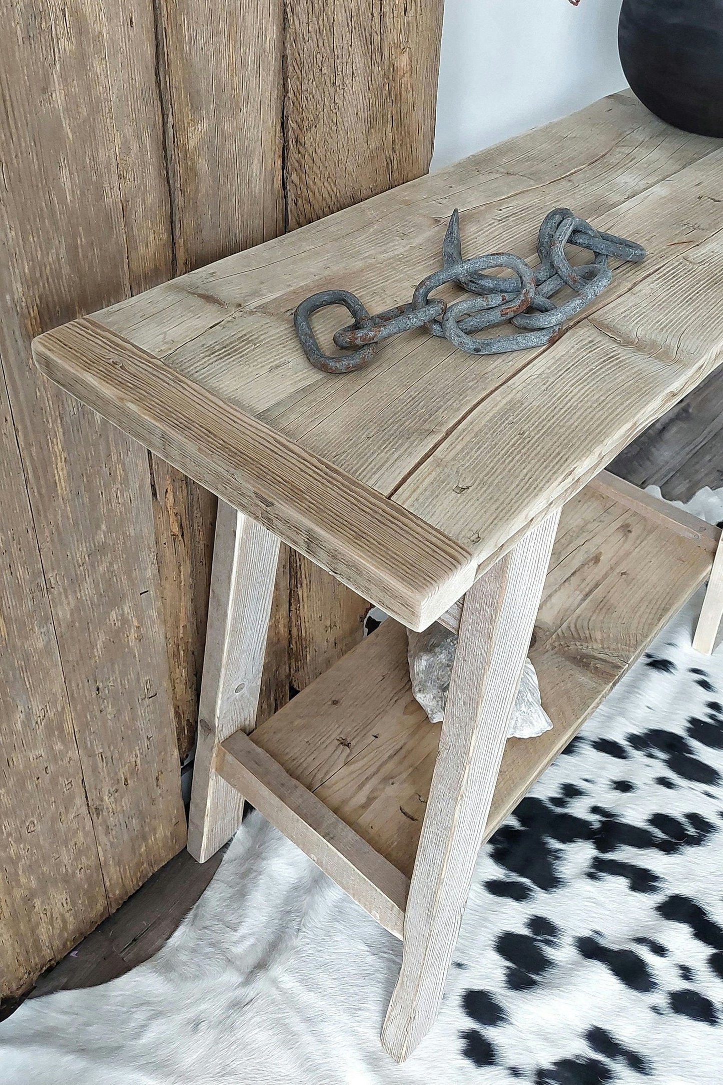 Rustic Wooden Console Table ADARA