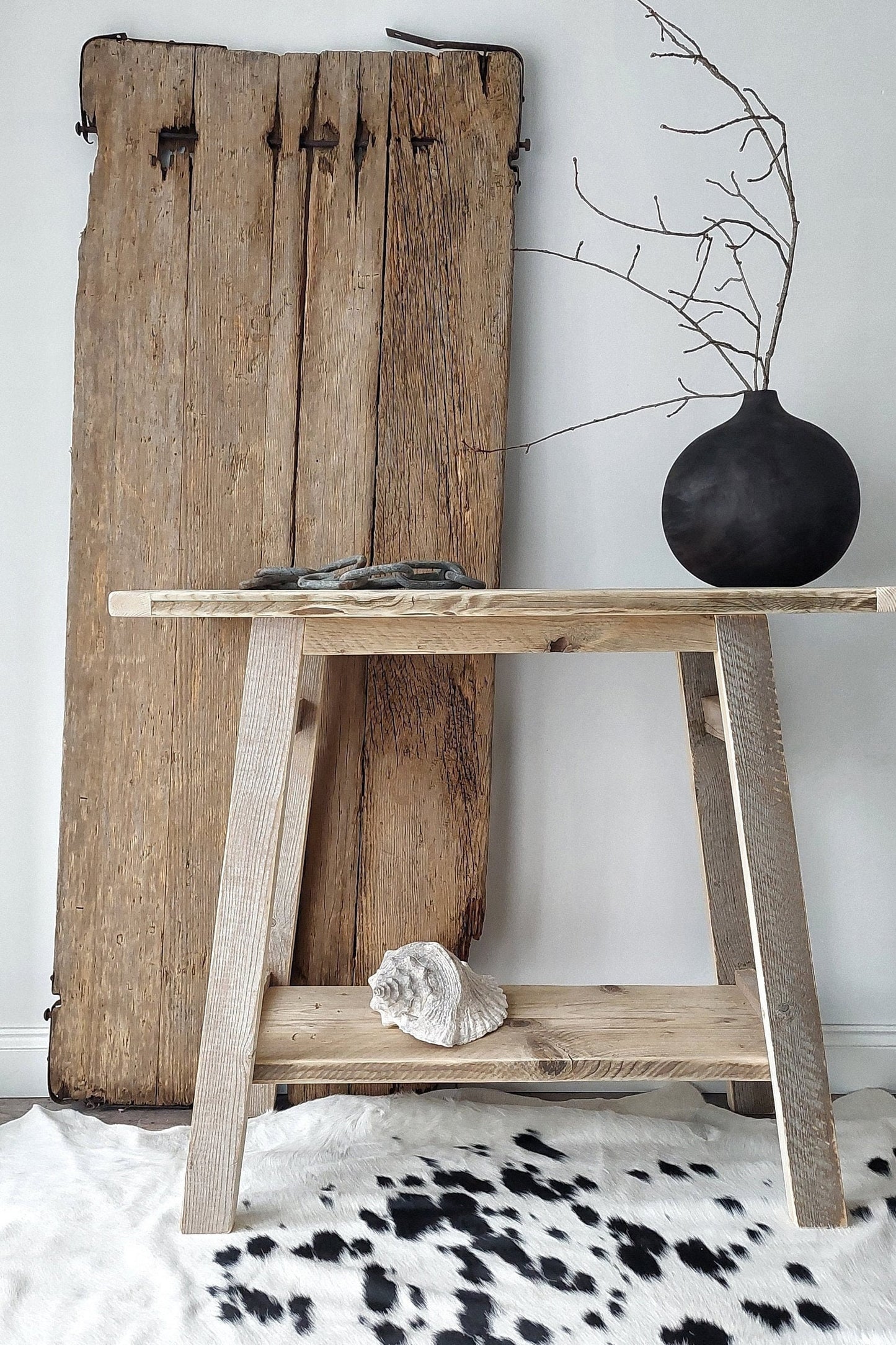 Rustic Wooden Console Table ADARA