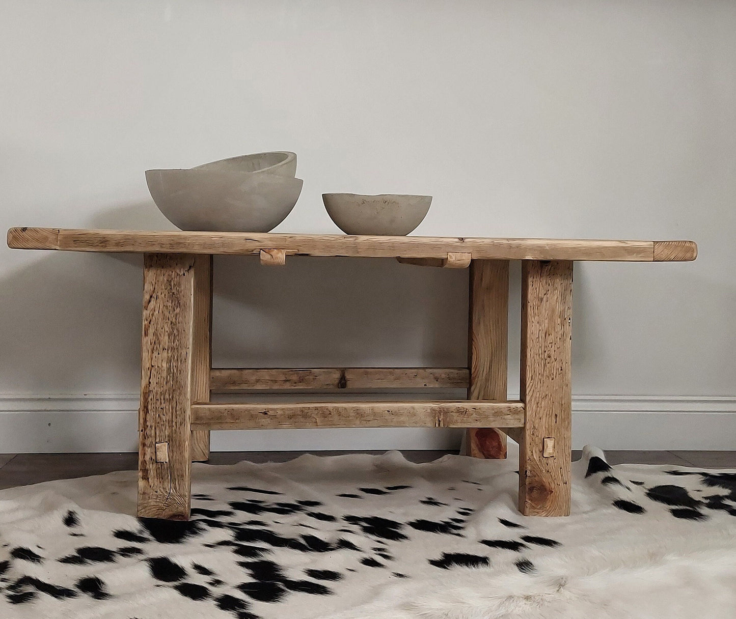 Handmade Rustic Farmhouse Coffee table ,Cottage Style Table