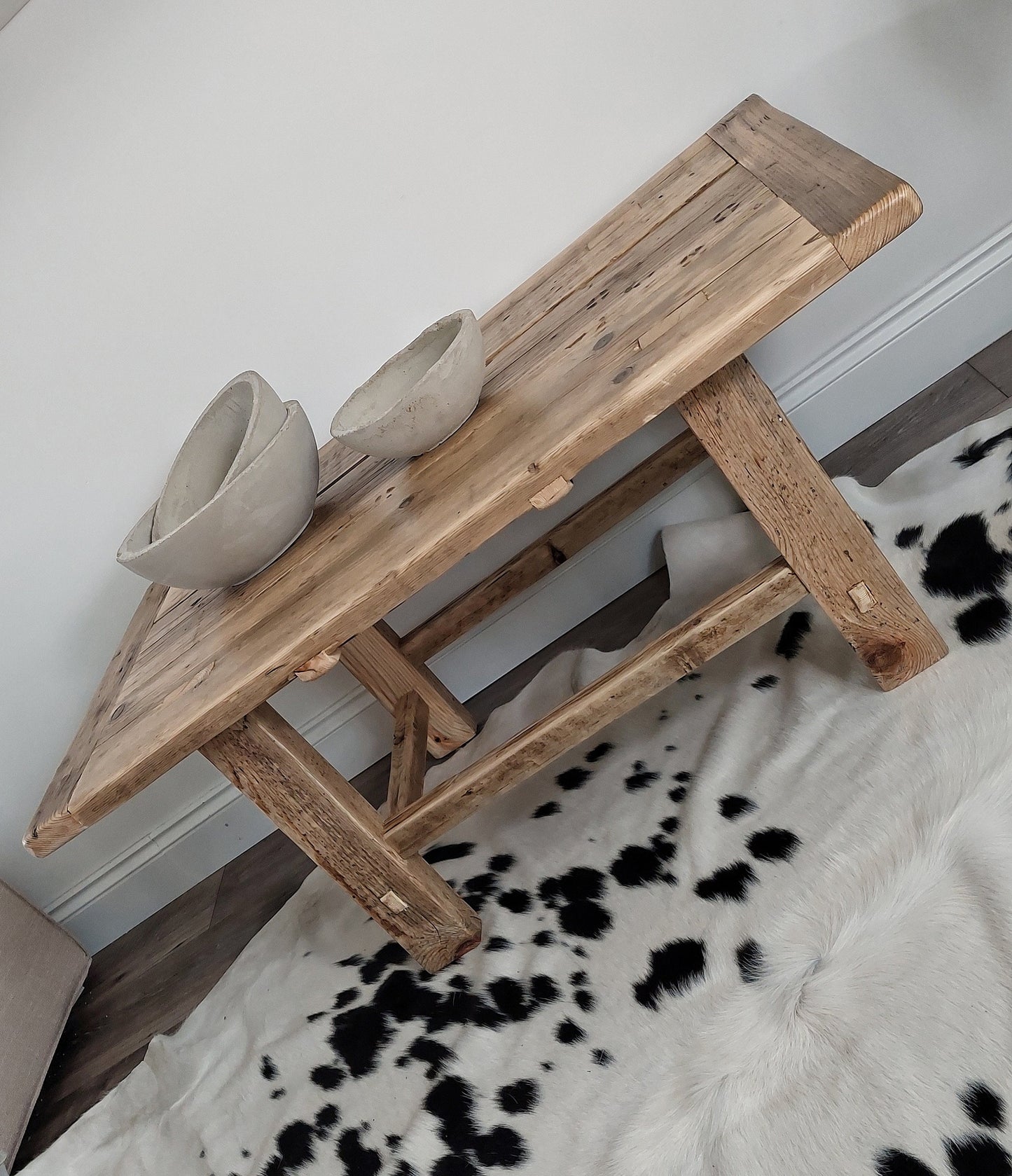 Handmade Rustic Farmhouse Coffee table ,Cottage Style Table