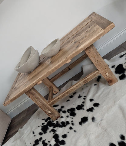 Handmade Rustic Farmhouse Coffee table ,Cottage Style Table