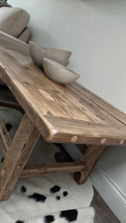 Handmade Rustic Farmhouse Coffee table ,Cottage Style Table