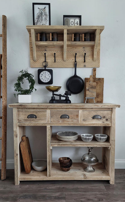 Rustic Rack with Shelf