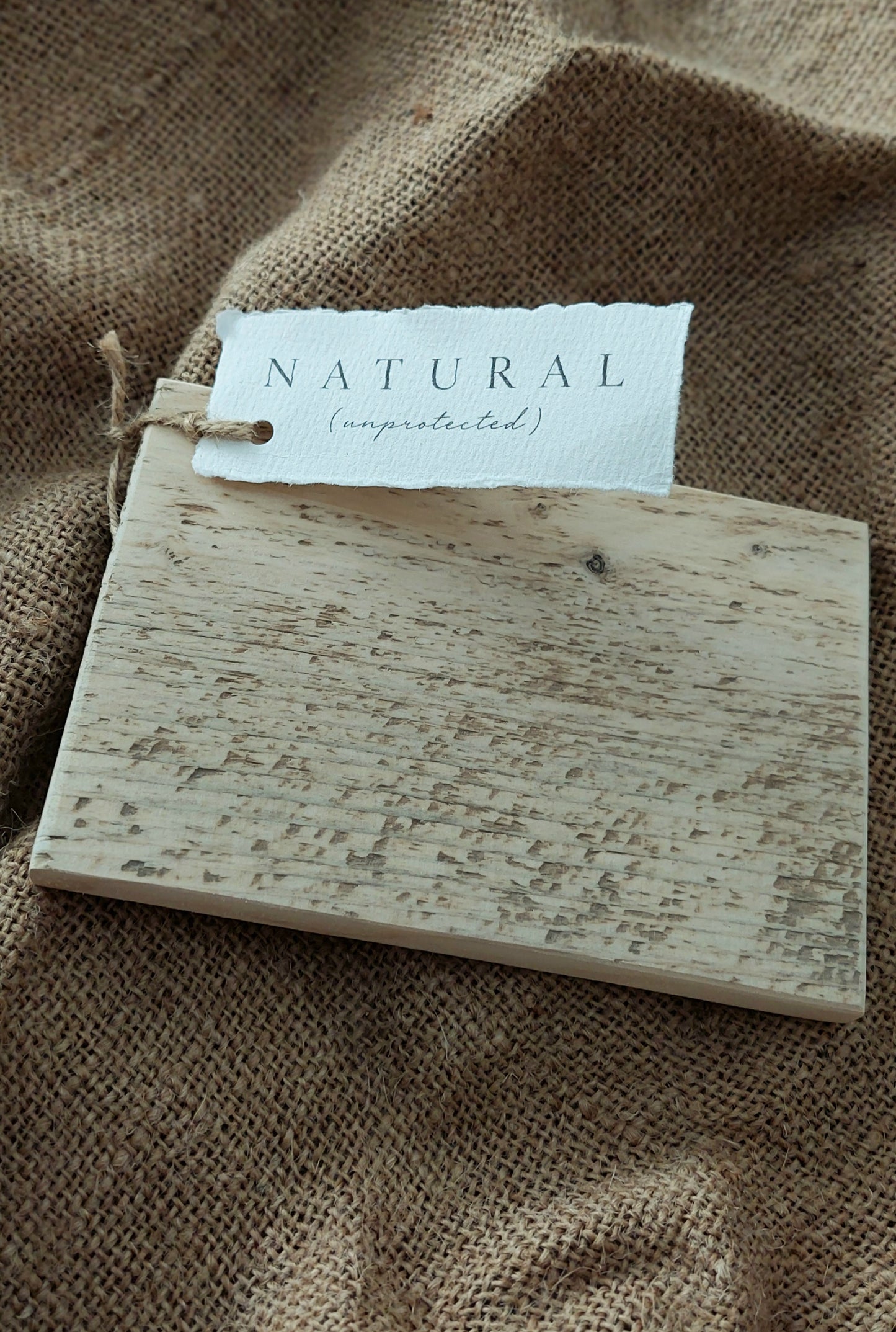 Rustic wood colour samples
