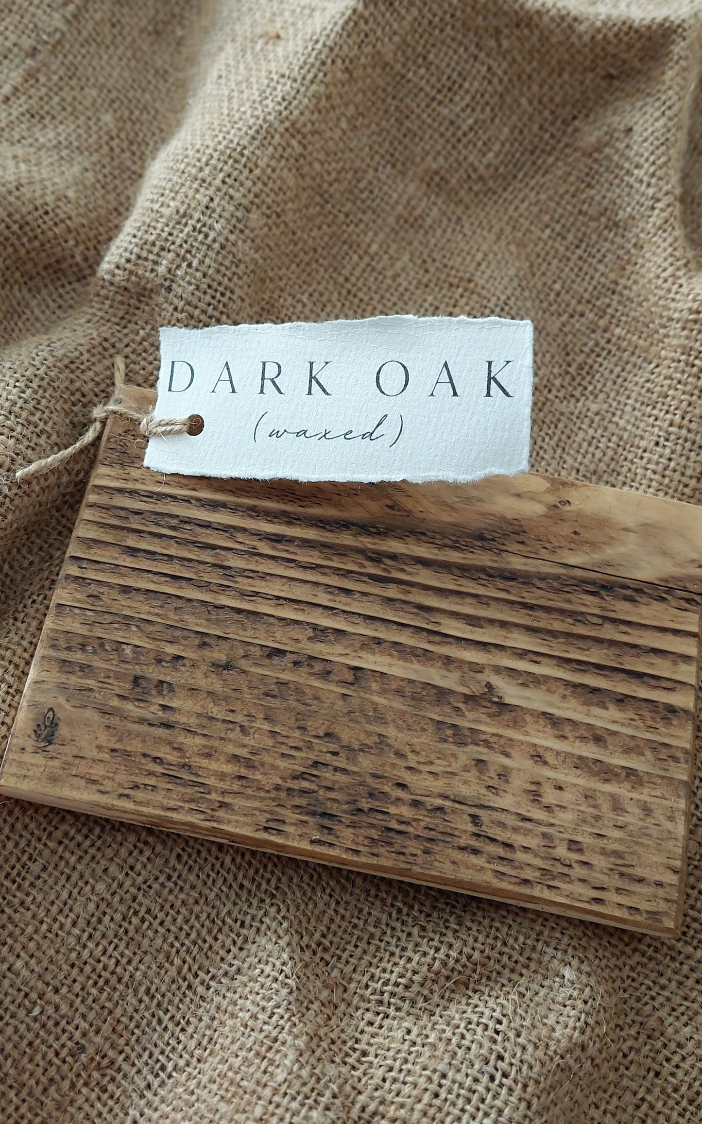 Rustic wood colour samples